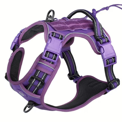 No-Pull Tactical Dog Harness 🐾 Ultimate Control & Comfort