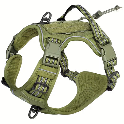 No-Pull Tactical Dog Harness 🐾 Ultimate Control & Comfort