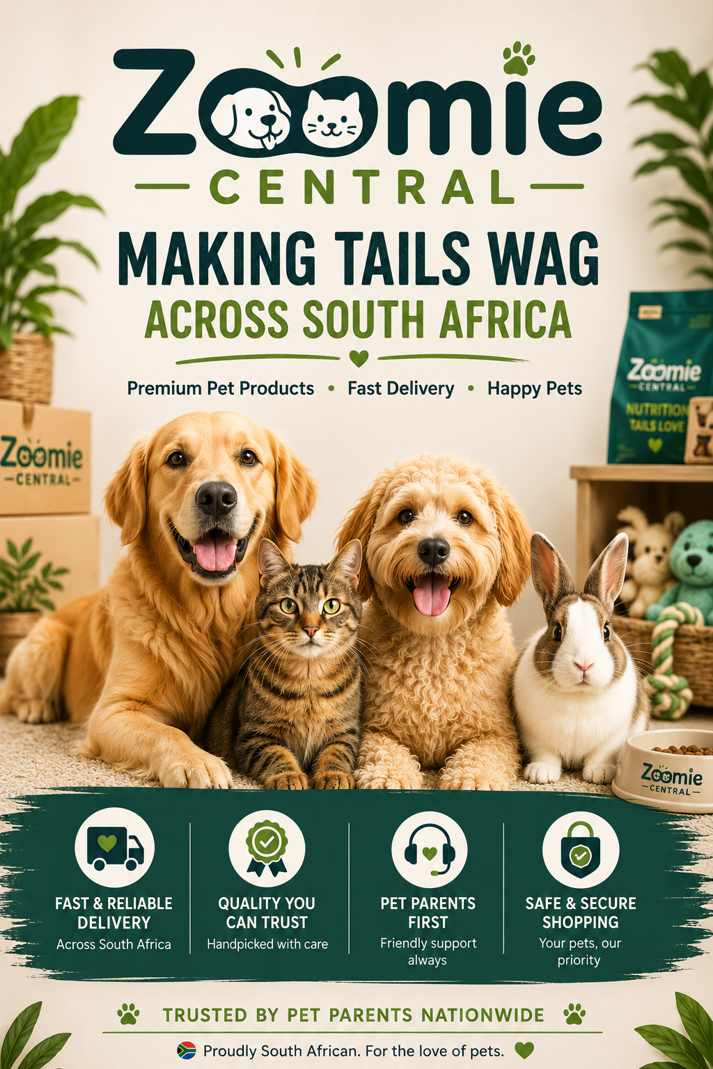 Everything for happy, healthy, high-energy pets