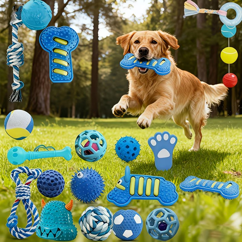 Give your dog the gift of endless fun - 7 pc dog toys