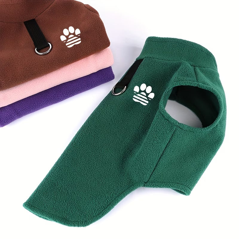 Fleece Dog Sweater | Warm, Soft & Stylish Winter Jacket