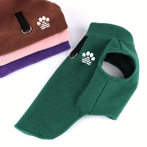 Fleece Dog Sweater | Warm, Soft & Stylish Winter Jacket