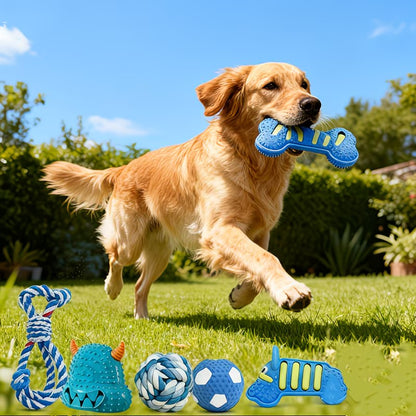 Give your dog the gift of endless fun - 7 pc dog toys
