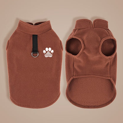 Fleece Dog Sweater | Warm, Soft & Stylish Winter Jacket